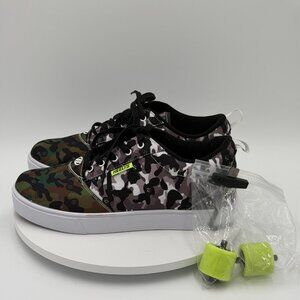 Heelys Pro 20 Men's Roller Skate Shoes Sneakers Green Gray Camouflage Size 12